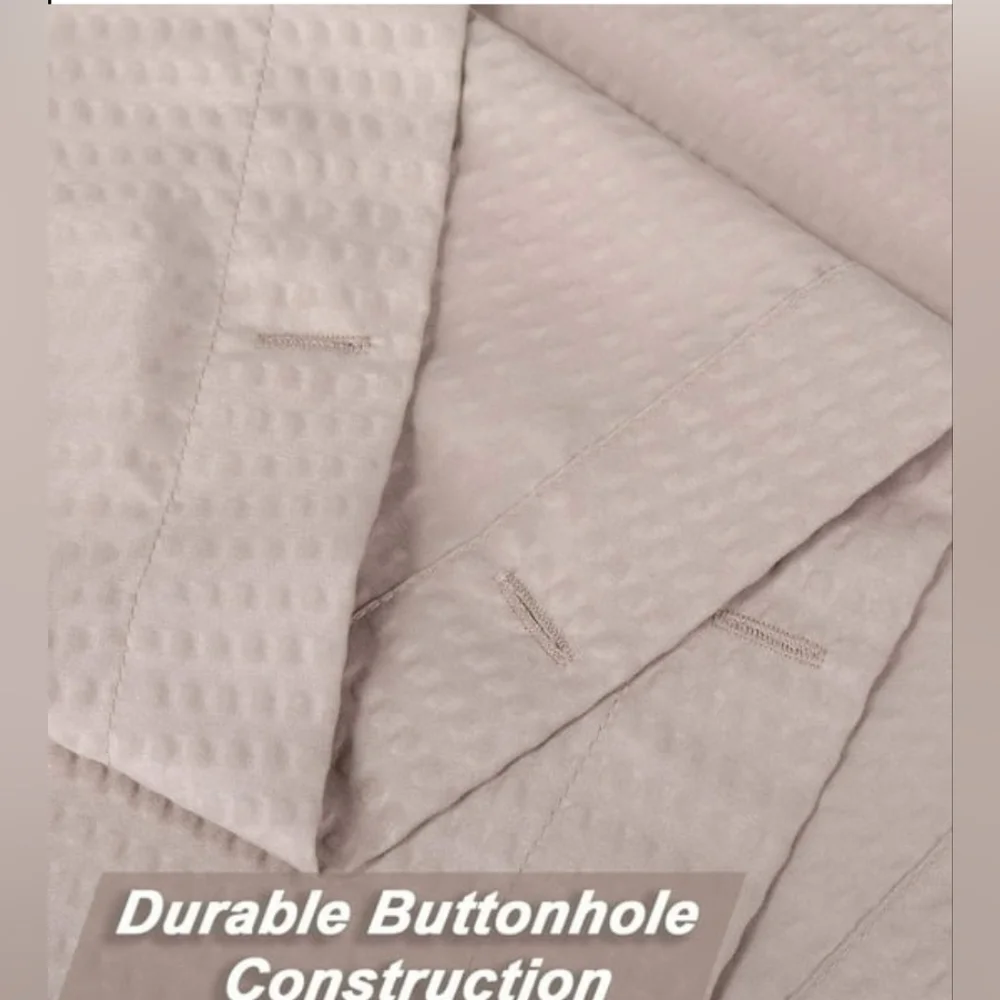 New with tags! Elegant Microfiber Taupe Shower Curtain 72 x 96